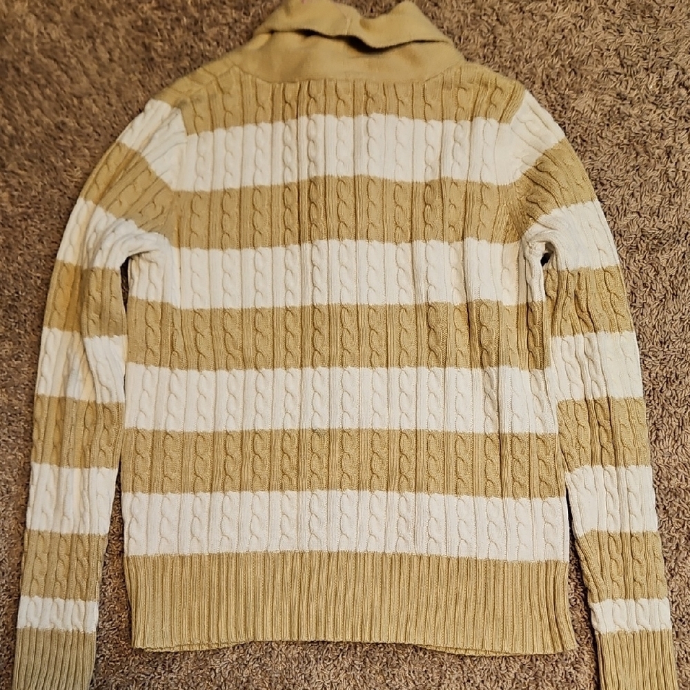 Tommy Hilfiger Cable Knit Striped Cardigan - Picture 5 of 6